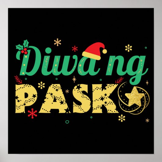 Filipijnen Filippijnse kerstgeest Poster (Voorkant)