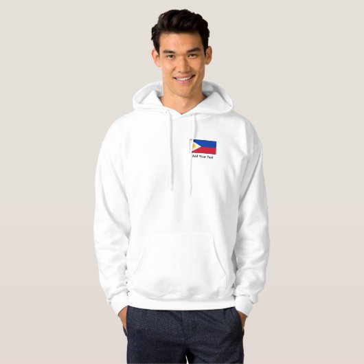Filipijnen - Filippijnse vlag Hoodie (Voorkant volledig)