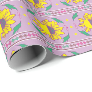 Filipijnen Filippina Pilipina Girly Floral Cadeaupapier