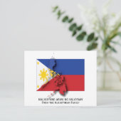 Filipijnen GELUKKIGE ONAFHANKELIJKHEIDSDAG Briefkaart (Staand voorkant)