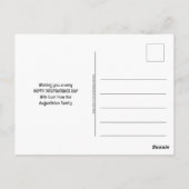 Filipijnen GELUKKIGE ONAFHANKELIJKHEIDSDAG Briefkaart (Achterkant)