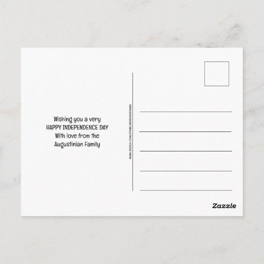 Filipijnen GELUKKIGE ONAFHANKELIJKHEIDSDAG Briefkaart (Achterkant)