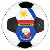 Filipijnen Gepersonaliseerd, Vlag, Foto Voetbal (Voorkant)