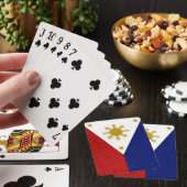 Filipijnen - Glitter Flag Pokerkaarten (Insitu)