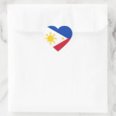 Filipijnen Hart Sticker (Tas)