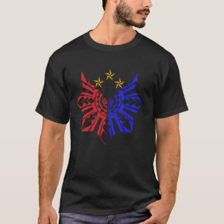 Filipijnen Hawaii Filipino Trotse Hawaiianen Vlag  T-shirt