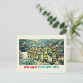Filipijnen, Ifugao people Cordillera Central Briefkaart (Staand voorkant)