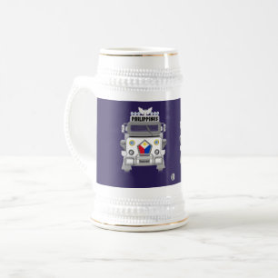 Filipijnen Jeepney, Elegant, Filippijnse vlag Bierpul