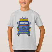 Filipijnen Jeepney, Playful en Colorful T-shirt (Voorkant)