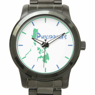 Filipijnen Kaart Polsarmband Horloge