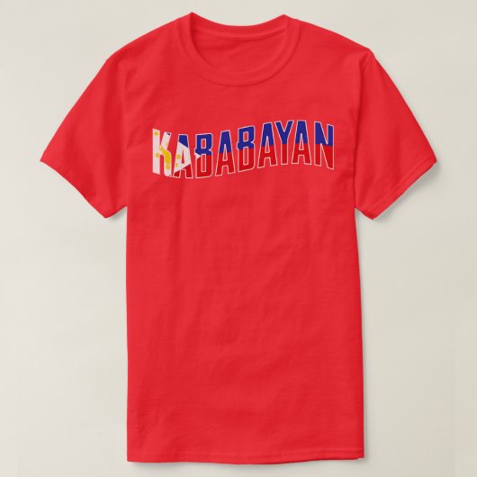 Filipijnen Kababayan T-shirt (Design voorkant)