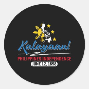 Filipijnen Kalayaan Independence Day Ronde Sticker