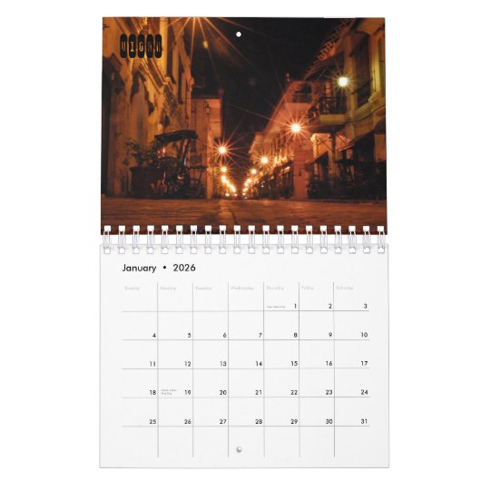 Filipijnen Kalender (Jan 2026)