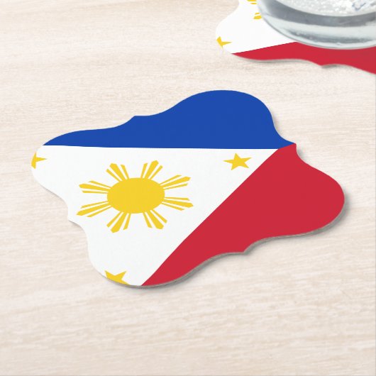 Filipijnen Kartonnen Onderzetters (Gekanteld)