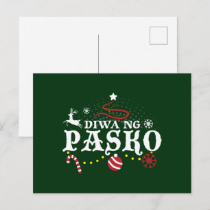 Filipijnen kerstdialoog - Diwa ng Pasko Briefkaart