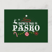 Filipijnen kerstdialoog - Diwa ng Pasko Briefkaart (Voorkant)