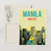 Filipijnen, Metro Manila, City of Makati building Briefkaart (Voorkant / Achterkant)