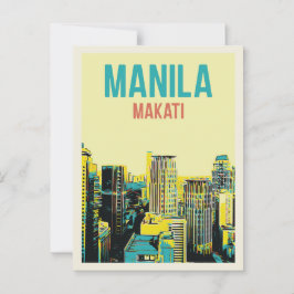 Filipijnen, Metro Manila, City of Makati building Briefkaart
