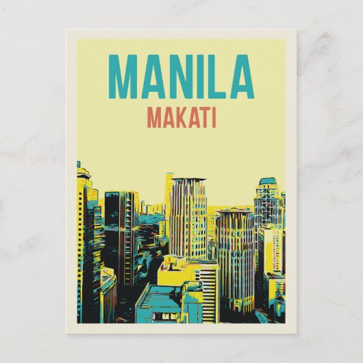Filipijnen, Metro Manila, City of Makati building Briefkaart (Voorkant)