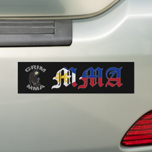 Filipijnen MMA Bumpersticker (Op auto)