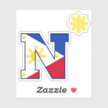 Filipijnen N Sun Uitgesneden Sticker