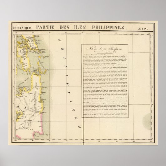 Filipijnen Oceania nr. 7 Poster (Voorkant)
