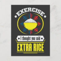 Filipijnen - oefening Extra Rijst Foodie Pun