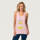 Filipijnen - oefening Extra Rijst Foodie Pun Tanktop (Volledige Voorkant)