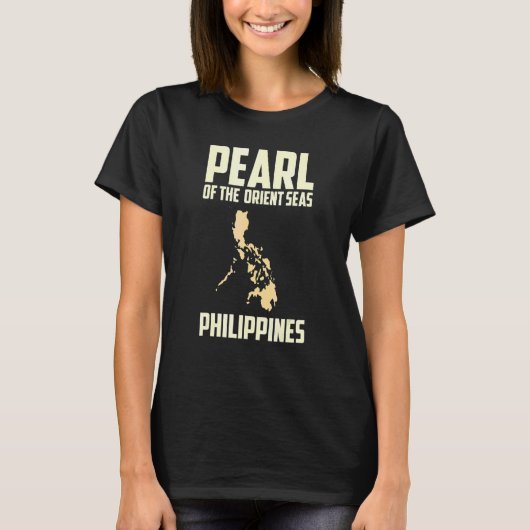 Filipijnen Pearl of the Orient Zeeen Graphic Phili T-shirt (Voorkant)