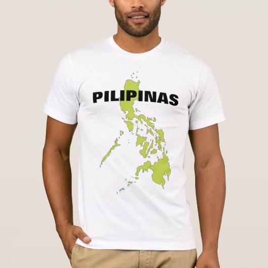 Filipijnen Pilipinas T-shirt (Voorkant)