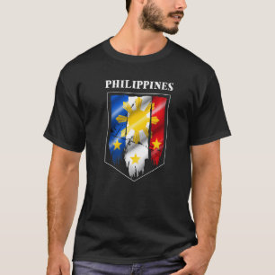 Filipijnen Pinay Filipijnse trots land vlag Isla T-shirt