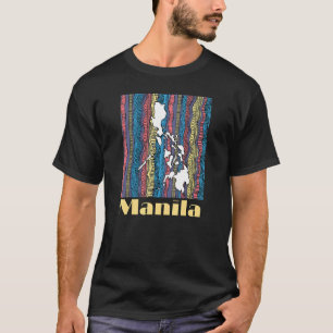 Filipijnen Pinay Filipijnse trots land vlag Mani T-shirt