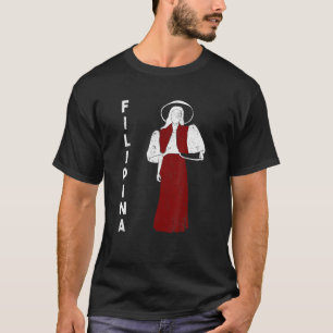 Filipijnen Pinay Filipina Filipiniana Trotse Vrouw T-shirt