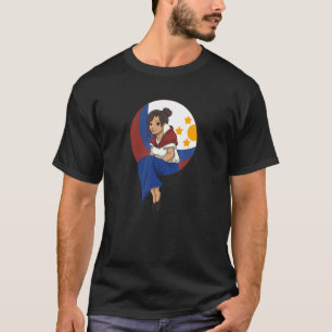 Filipijnen Pinay Filipina Pride Proud Flag Beauti T-shirt
