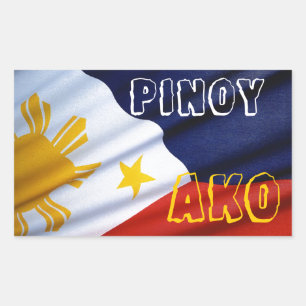 Filipijnen Pinoy Ako Rechthoekige Sticker