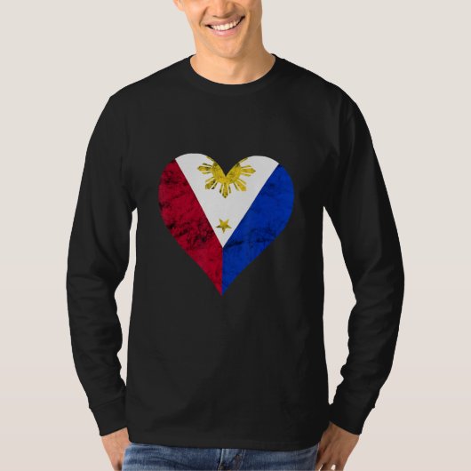 Filipijnen Pinoy Love Pride Filipino Philippine F T-shirt (Voorkant)
