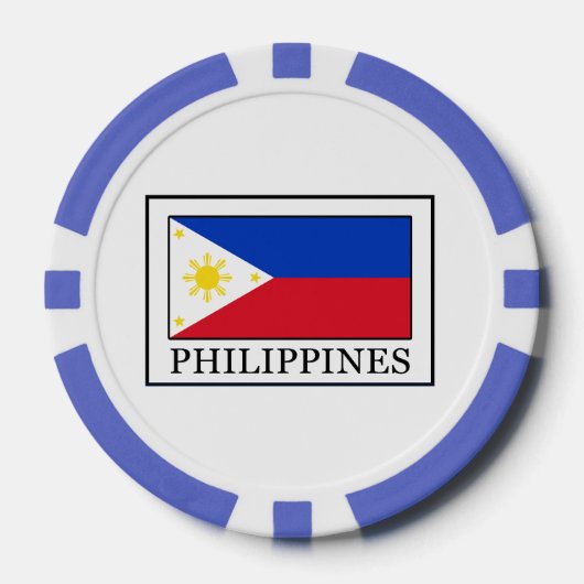 Filipijnen Poker Chips (Voorkant)
