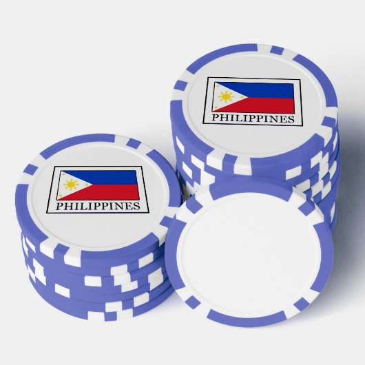 Filipijnen Poker Chips (Opstapeling)