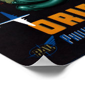 Filipijnen Poster voor reizen teruggezet (Hoek)