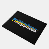 Filipijnen - Pride - Typografie Art Deurmat (Schuin)