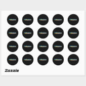 Filipijnen - Pride - Typografie Art Ronde Sticker (Vel)