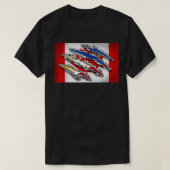 Filipijnen Proud Filipino Canada - vlag Sc T-shirt (Design voorkant)