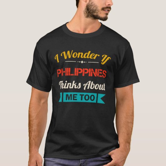 Filipijnen Quote Souvenir T-shirt (Voorkant)