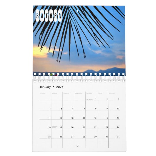 Filipijnen reisbestemming kalender (Jan 2026)