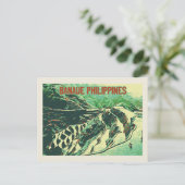 Filipijnen, rijstterrassen op het eiland Banaue Lu Briefkaart (Staand voorkant)