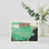 Filipijnen, rijstterrassen op het eiland Bontoc Lu Briefkaart (Staand voorkant)