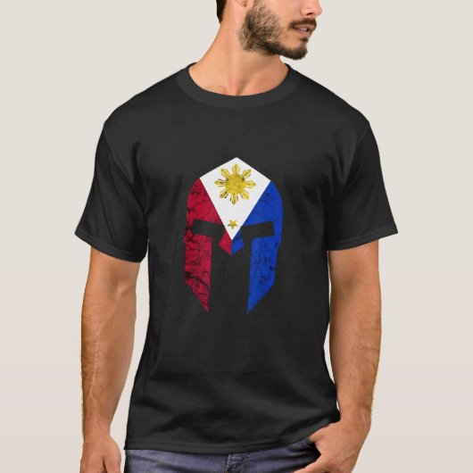 Filipijnen Romeinse helm Pilipinas Filipino Pride T-shirt (Voorkant)