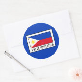 Filipijnen Ronde Sticker (Envelop)