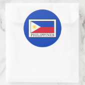 Filipijnen Ronde Sticker (Tas)