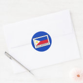 Filipijnen Ronde Sticker (Envelop)